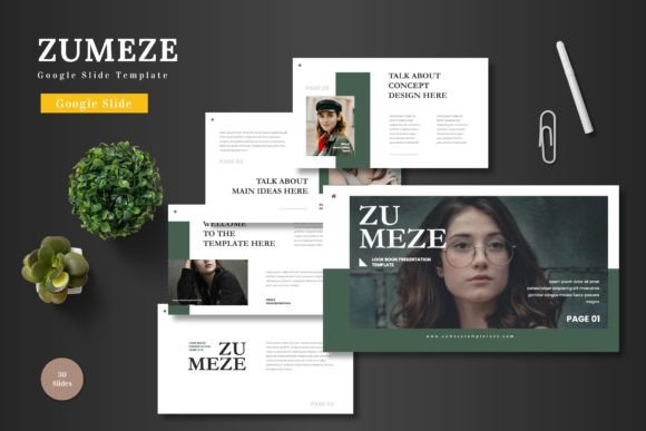 Elevate Your Ideas with the Zumeze Google Slides Template