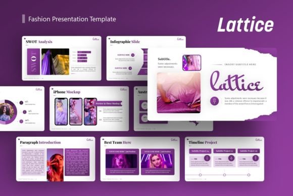 Lattice: A Modern Fashion Presentation Template