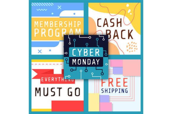 Powerful Promotional Posters for Cyber Monday