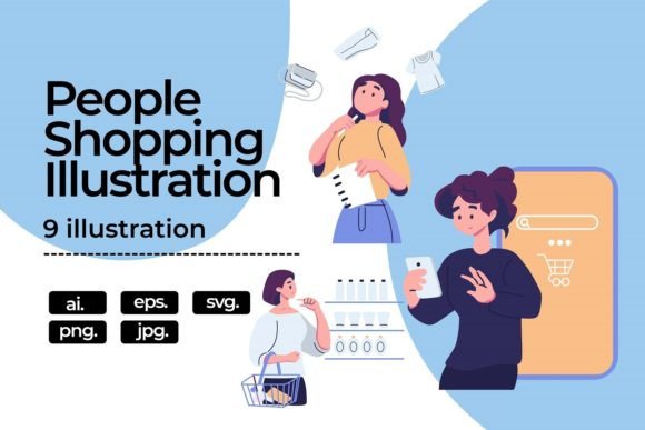 The Complete Guide to People Shopping Illustrations for Modern Design Projects