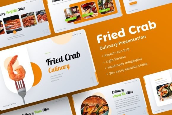 The Fried Crab Culinary Presentation Template: A Versatile Tool for Professional Communication